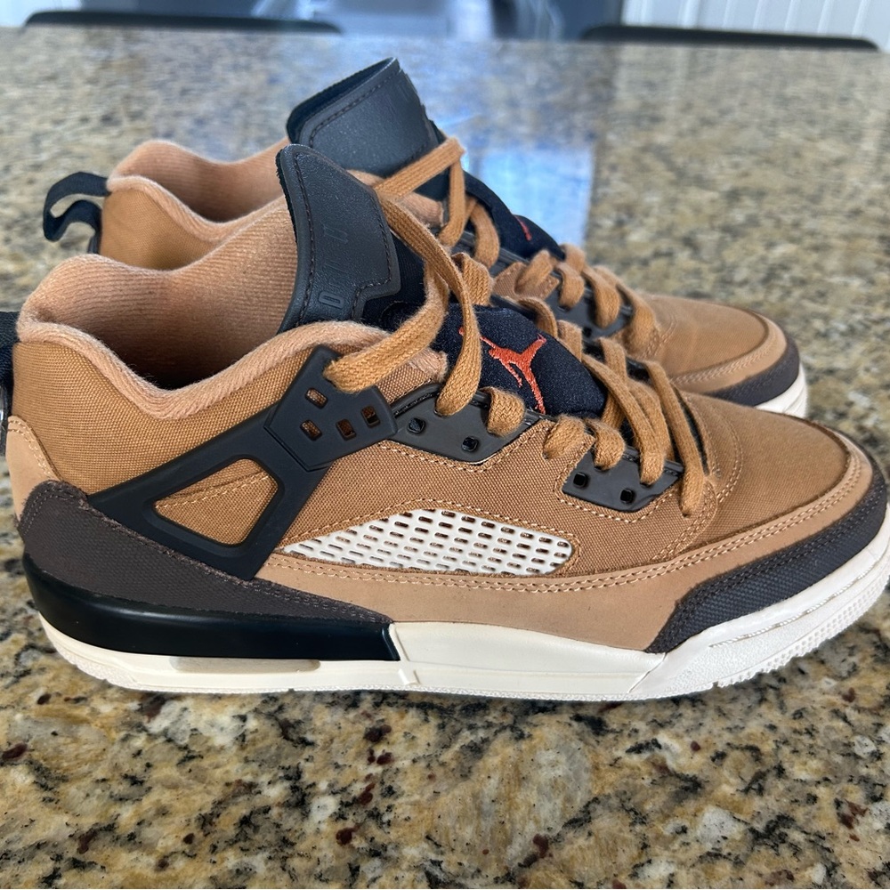 Jordan Big Kids Brown and Black Sneakers